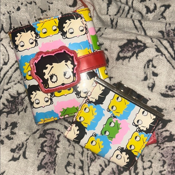 Y2K Vintage Betty Boop trifold wallet and coin purse pouch - Picture 12 of 12